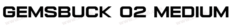 gemsbuck 02 medium字体字体转换